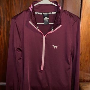 PINK gym half zip